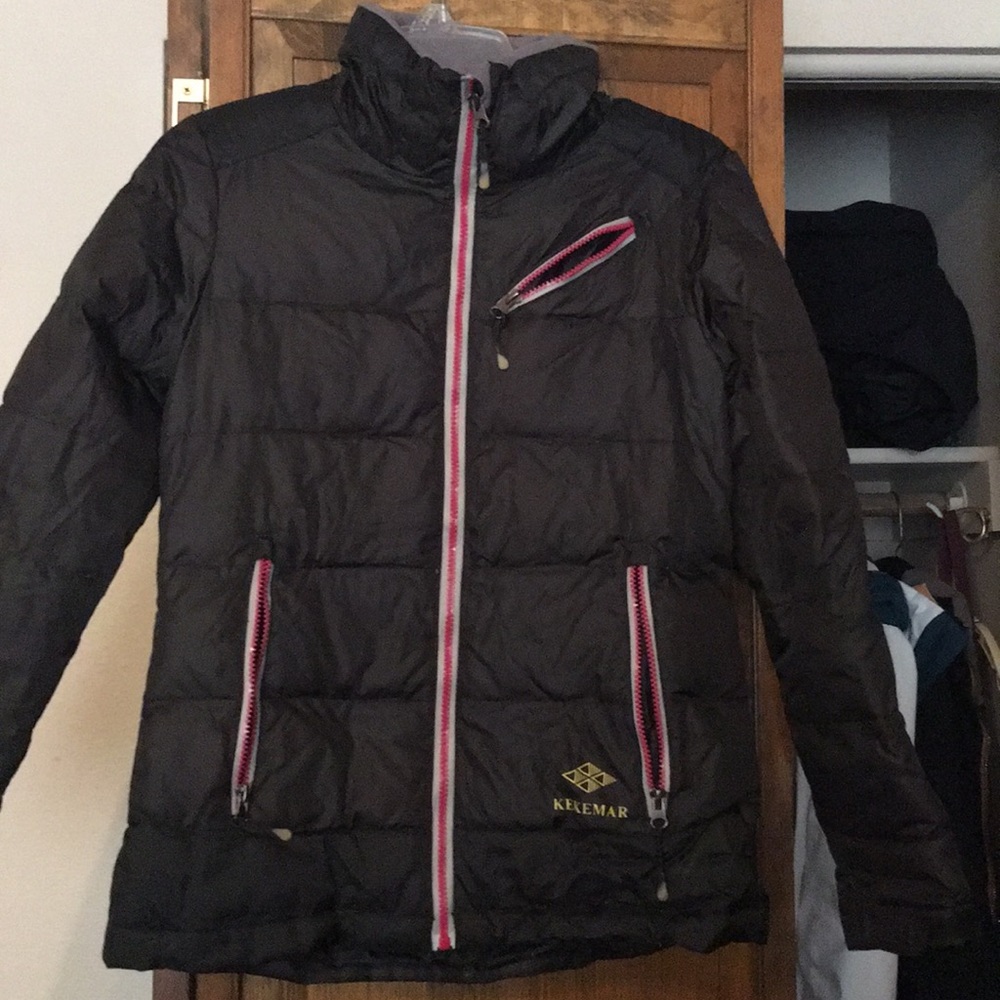 Black Womens down Jacket
